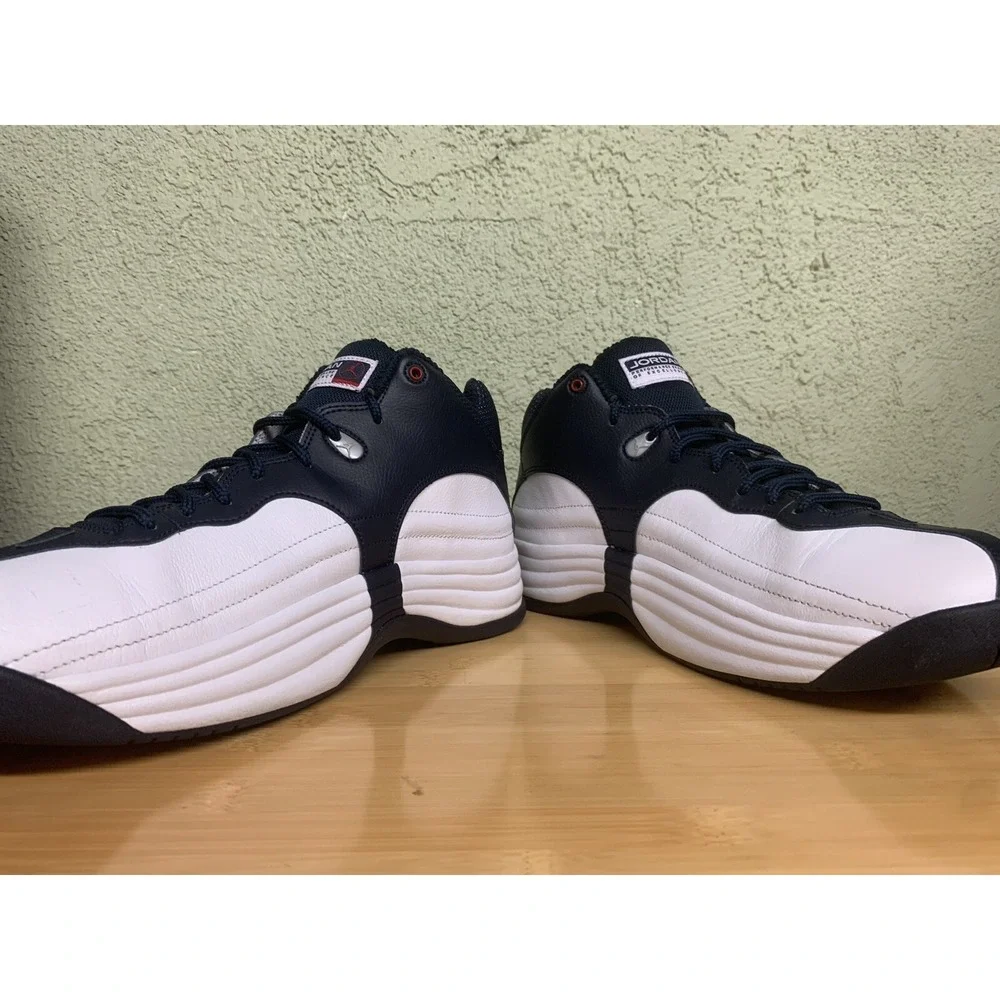 Jordan Jumpman Team 1 White Obsidian Retro Basketball Shoes‎ Size 10 Men